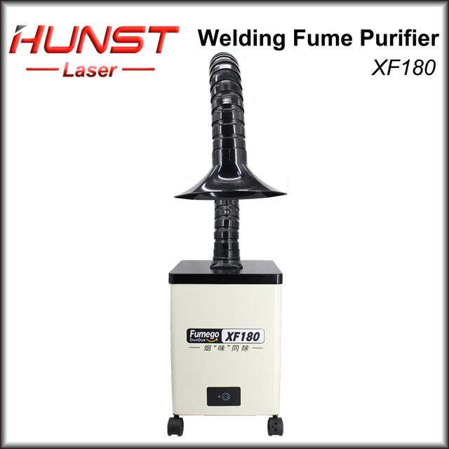 Hunst Laser Fume Extractor XF180 Solda Fumaça Fumaça Absorvente Purificador HEPA Coletor de Pó para Salão de Beleza, Beleza Absorvente de Pó