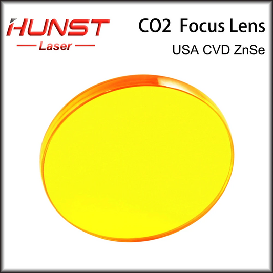 Hunst CO2 Laser Lens EUA ZnSe Mirro Dia 12 18 19 20 25mm Foco 38.1 50.8 63.5mm Para Máquina de Corte e Gravação a Laser Peças de Reposição
