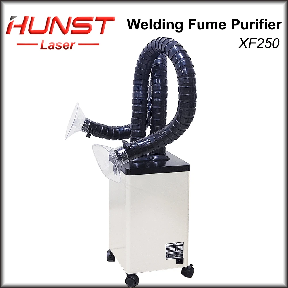 Hunst Laser Fume Extractor XF250 Solda Fumaça Fumaça Absorvente Purificador HEPA Coletor de Pó para Salão de Beleza, Beleza Absorvente de Pó 