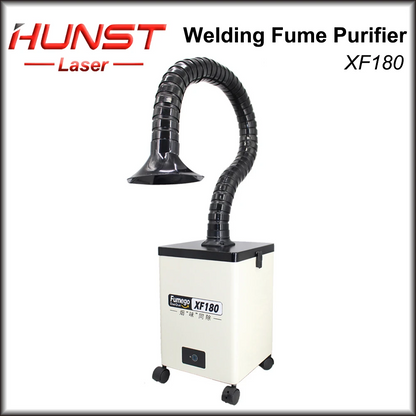 Hunst Laser Fume Extractor XF180 Solda Fumaça Fumaça Absorvente Purificador HEPA Coletor de Pó para Salão de Beleza, Beleza Absorvente de Pó