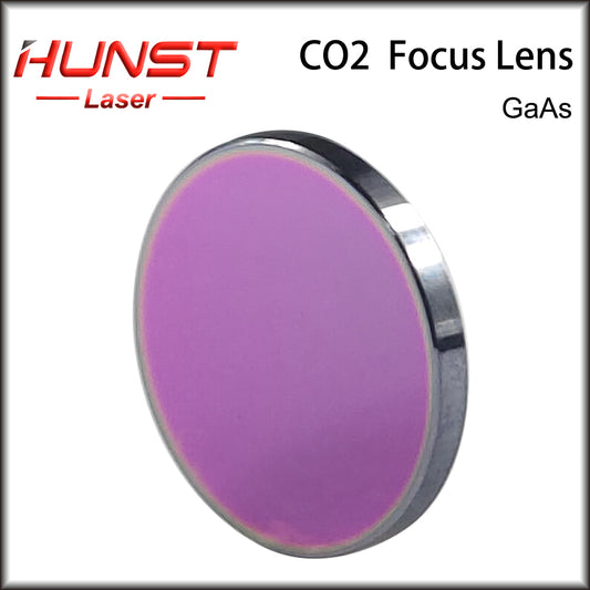 Hunst GaAs Focus Lens Dia. 18/19.05 /20/25mm FL 50.8 63.5 101.6mm Alta qualidade para máquina de corte e gravação a laser de CO2 