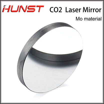 Hunst 3 peças/lote lente reflexiva Mo Laser Mirror Diâmetro 20 25 30mm para 30-200W CO2 Laser Engraving Cutting Machine Peças de reposição 