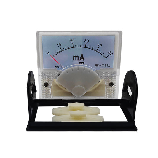 Hunst 50mA Amperímetro 85C17 DC 0-50mA Painel de amperímetro analógico Medidor de corrente para máquina de corte e gravação a laser de CO2 