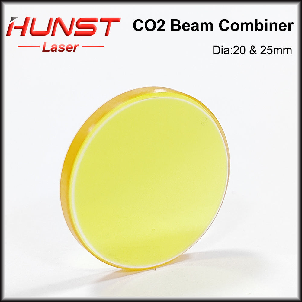 Hunst 10.6um Laser Beam Combiner Lens Diâmetro 20mm 25mm para CO2 Máquina de Corte de Gravação e Máquina de Marcação a Laser
