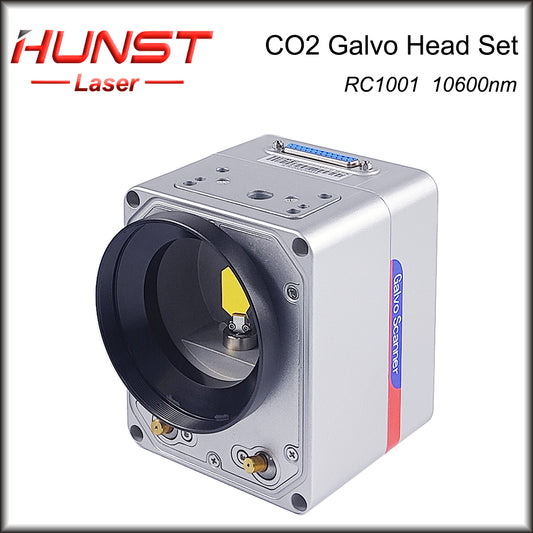 Hunst SINO-GALVO RC1001 CO2 Laser Scan Galvo Head Set 10600nm Abertura 10mm Galvanômetro Scanner com Fonte de Alimentação