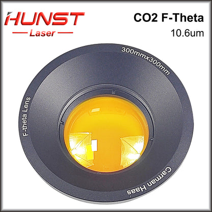 Lente Hunst Co2 F-theta 10,6um 10600nm Comprimento de onda EUA CVD ZnSe M85 Rosca F75-F430 para máquina de marcação e gravação a laser de Co2