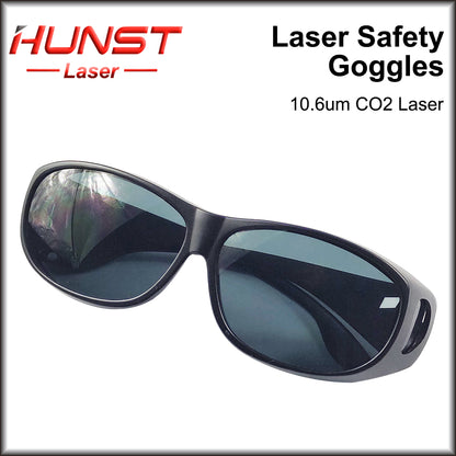Óculos de segurança a laser HUNST CO2 OD6+ para marcação de peças de máquinas de corte 10600nm Óculos de proteção 