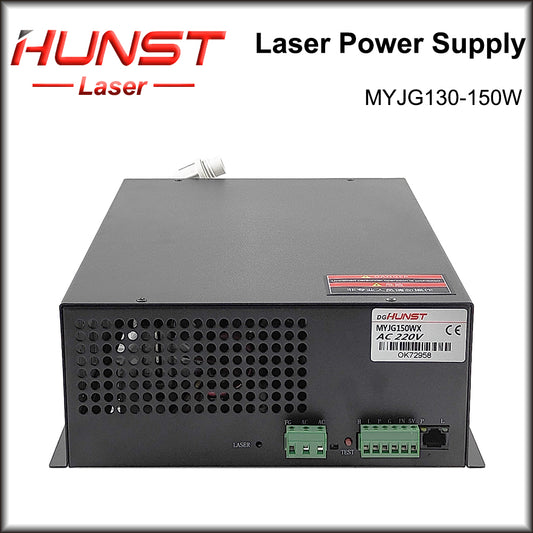 Hunst MYJG 130-150W CO2 Laser Power Supply 130~150W Laser Generator para Co2 Engraving Cutting Machine Glass Tube
