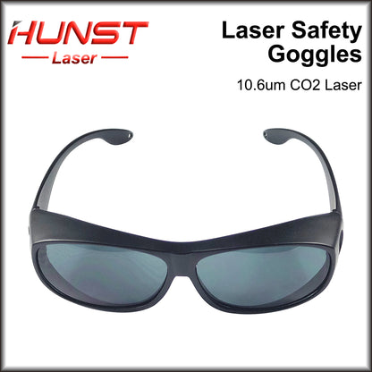 Óculos de segurança a laser HUNST CO2 OD6+ para marcação de peças de máquinas de corte 10600nm Óculos de proteção 