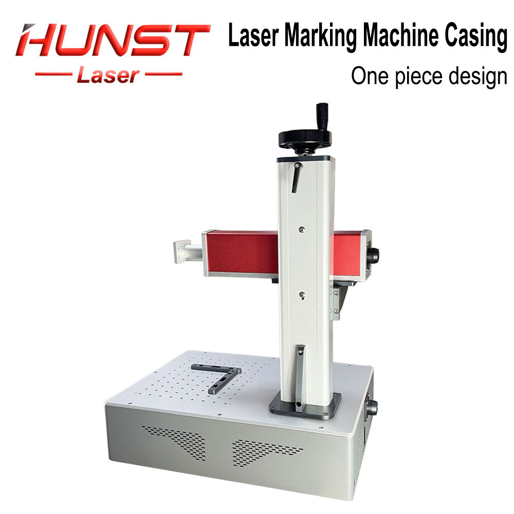 HUNST Fibra Óptica Design Integrado Vermelho Cinza Máquina de Marcação a Laser Máquina de Gravação Shell Acessórios DIY Instalação