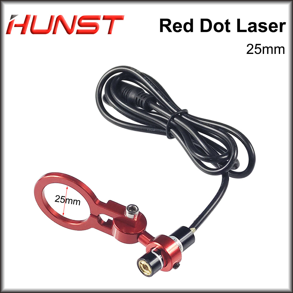 Hunst Red Dot Set Posicionamento Diodo Módulo Laser Gravador Dia:20/25mm DC 5V Para DIY Co2 Laser Head 