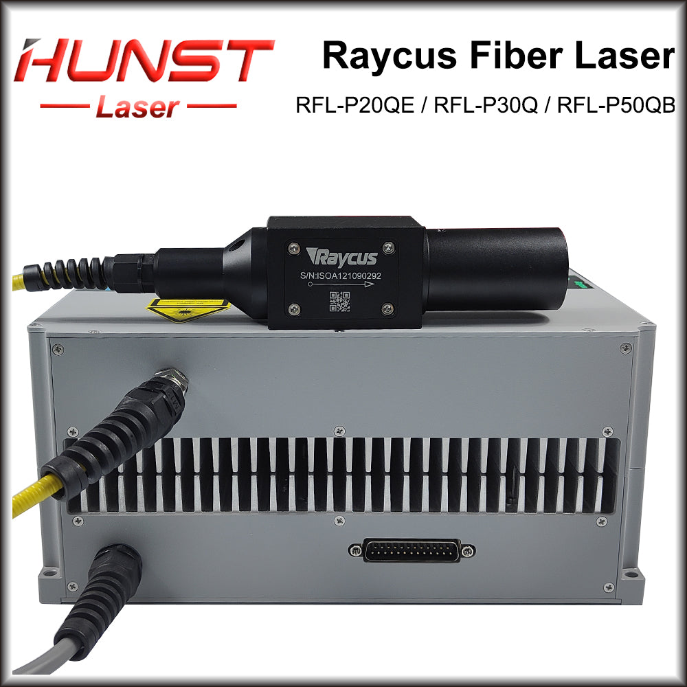Hunst Raycus 20W 30W 50W Q-switched Pulse Fiber Laser Source Saída Conector de proteção para máquina de laser YAG RFL20QE/30Q/50QB 