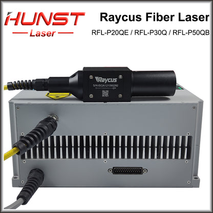 Hunst Raycus 20W 30W 50W Q-switched Pulse Fiber Laser Source Saída Conector de proteção para máquina de laser YAG RFL20QE/30Q/50QB 
