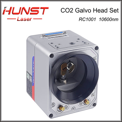 Hunst SINO-GALVO RC1001 CO2 Laser Scan Galvo Head Set 10600nm Abertura 10mm Galvanômetro Scanner com Fonte de Alimentação