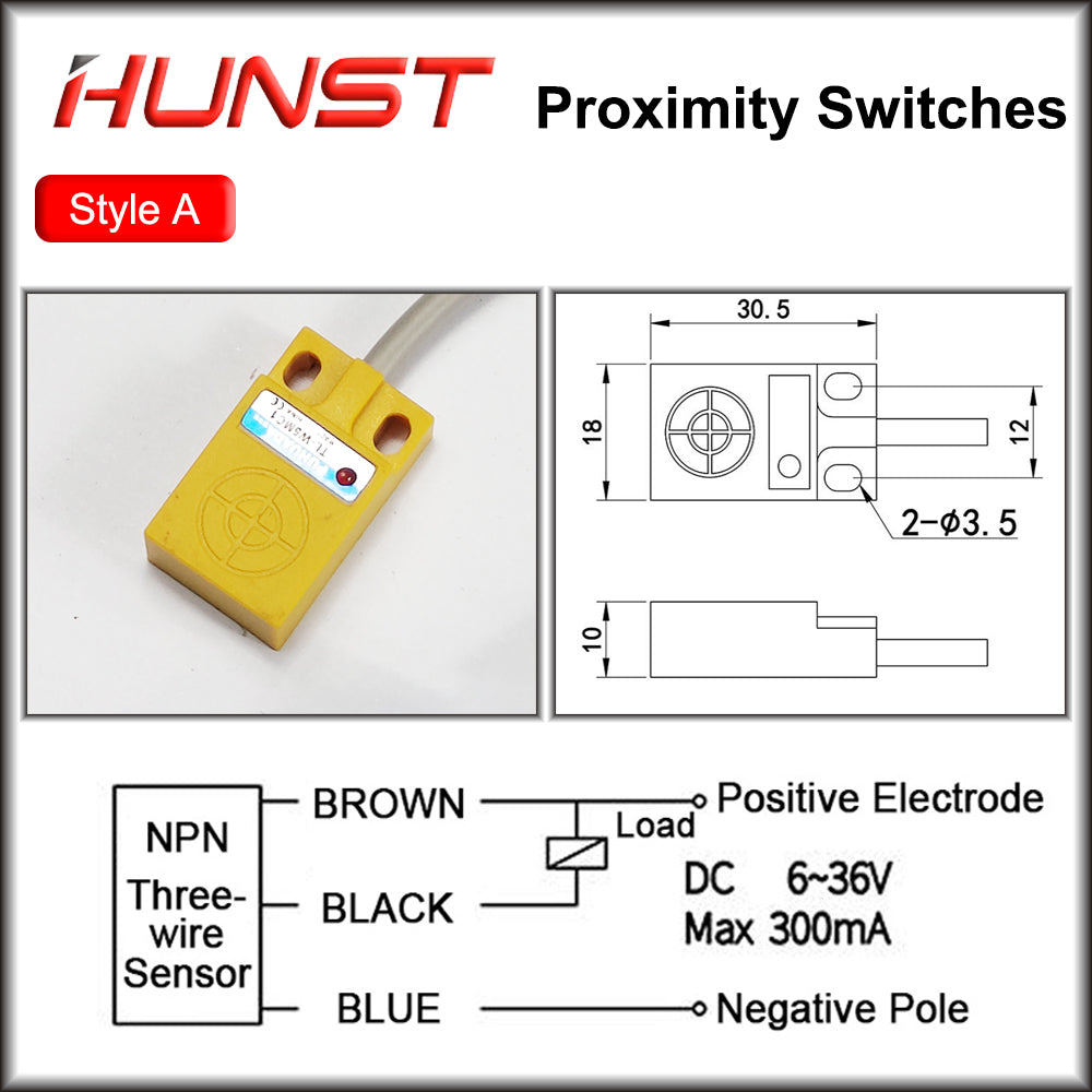 SN04-N 4mm TL-W5MC1 Sensor de aproximação NPN Sensor de proximidade indutivo Peças DIY CNC Laser Endstops Interruptor de limite NPN Interruptor de toque 