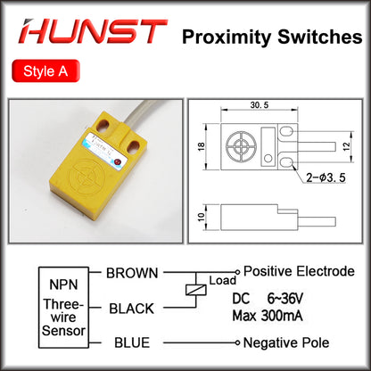SN04-N 4mm TL-W5MC1 Sensor de aproximação NPN Sensor de proximidade indutivo Peças DIY CNC Laser Endstops Interruptor de limite NPN Interruptor de toque 