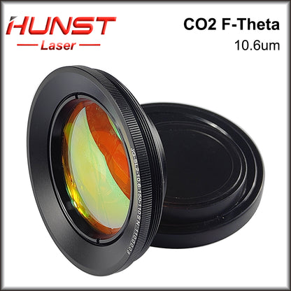 Lente Hunst Co2 F-theta 10,6um 10600nm Comprimento de onda EUA CVD ZnSe M85 Rosca F75-F430 para máquina de marcação e gravação a laser de Co2