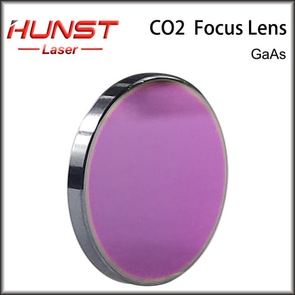 Hunst GaAs Focus Lens Dia. 18/19.05 /20/25mm FL 50.8 63.5 101.6mm Alta qualidade para máquina de corte e gravação a laser de CO2 