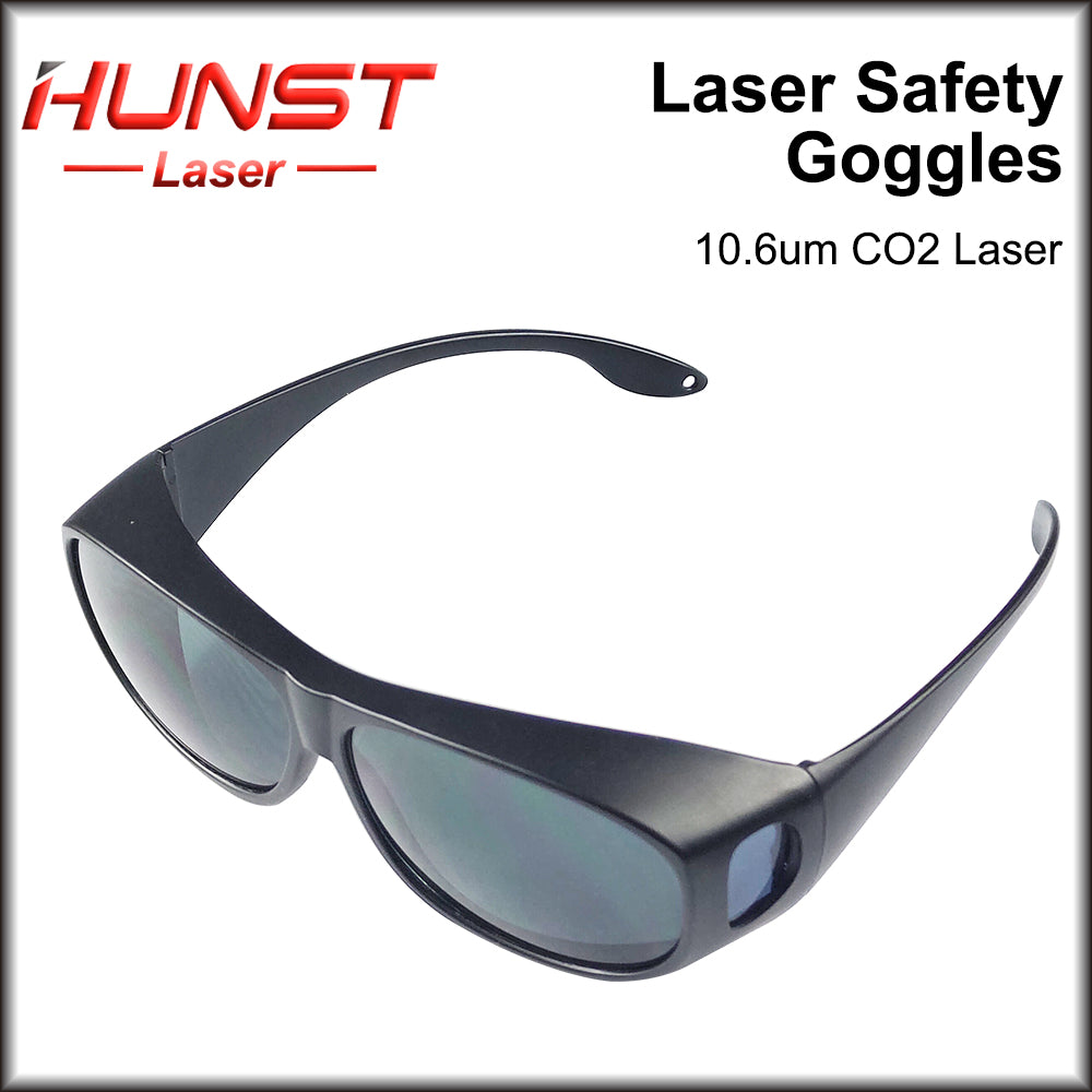 Óculos de segurança a laser HUNST CO2 OD6+ para marcação de peças de máquinas de corte 10600nm Óculos de proteção 