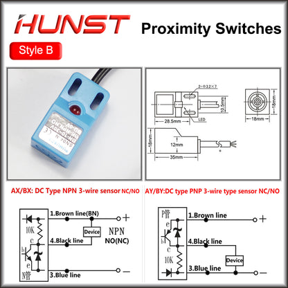 SN04-N 4mm TL-W5MC1 Sensor de aproximação NPN Sensor de proximidade indutivo Peças DIY CNC Laser Endstops Interruptor de limite NPN Interruptor de toque 