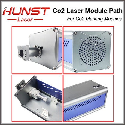 Módulo de laser Hunst Co2 Path SYNRAD CRD DAVI RF Fonte de laser Peças de máquinas para máquina de marcação de CO2 de 10,6 µm