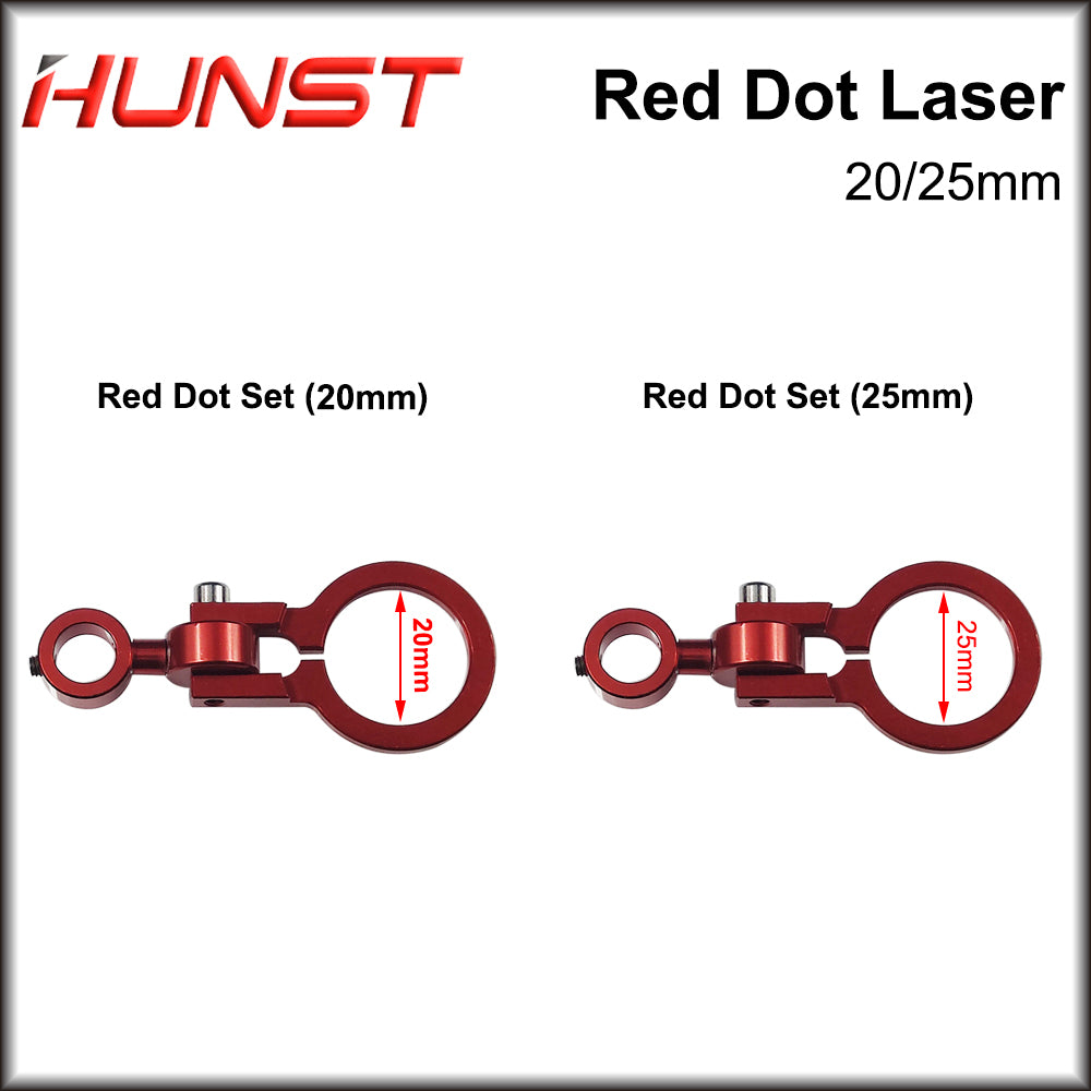 Hunst Red Dot Set Posicionamento Diodo Módulo Laser Gravador Dia:20/25mm DC 5V Para DIY Co2 Laser Head 