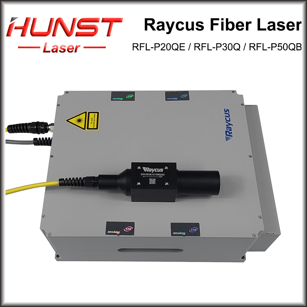 Hunst Raycus 20W 30W 50W Q-switched Pulse Fiber Laser Source Saída Conector de proteção para máquina de laser YAG RFL20QE/30Q/50QB 