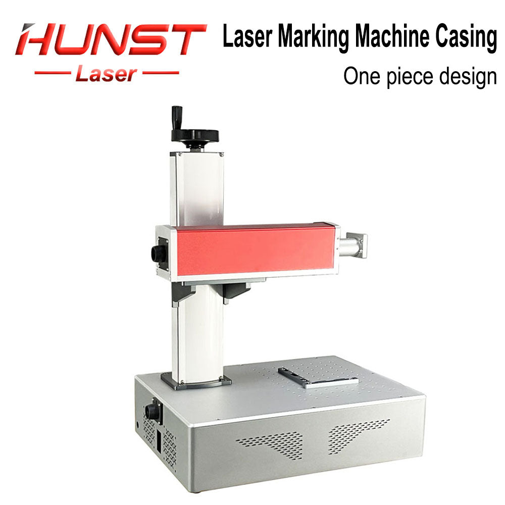 HUNST Fibra Óptica Design Integrado Vermelho Cinza Máquina de Marcação a Laser Máquina de Gravação Shell Acessórios DIY Instalação