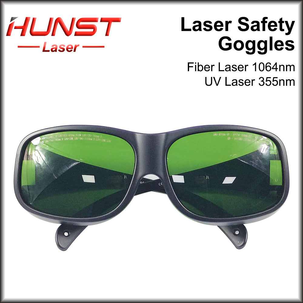 Hunst 1064nm UV355 Laser Óculos de Segurança Escudo Proteção Óculos 180-420nm 750nm-1100nm Para YAG Fibra Lase