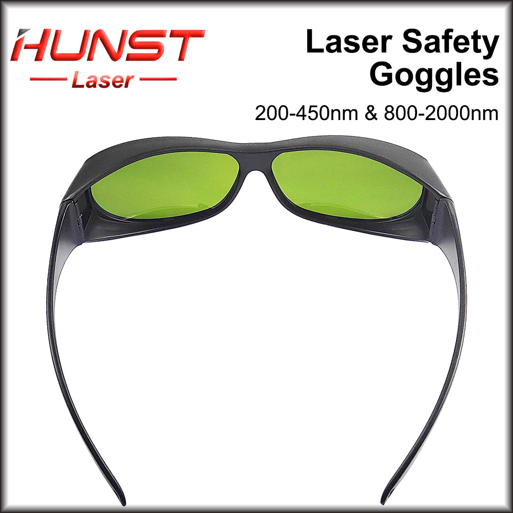 Hunst Laser Safety Goggles Óculos de proteção Escudo de proteção Óculos 200-450nm 800nm-2000nm para YAG Fiber UV Laser