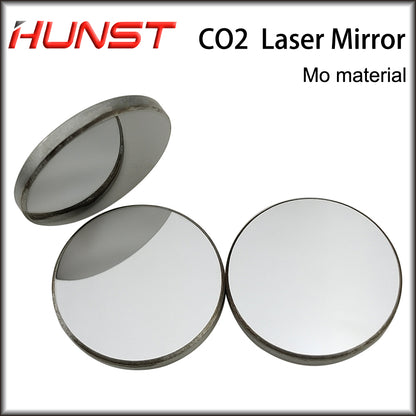 Hunst 3 peças/lote lente reflexiva Mo Laser Mirror Diâmetro 20 25 30mm para 30-200W CO2 Laser Engraving Cutting Machine Peças de reposição 