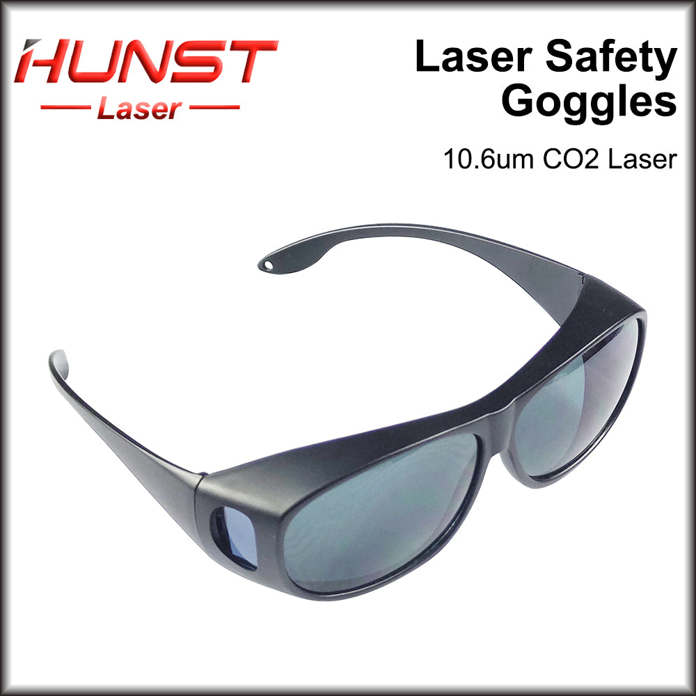 Óculos de segurança a laser HUNST CO2 OD6+ para marcação de peças de máquinas de corte 10600nm Óculos de proteção 