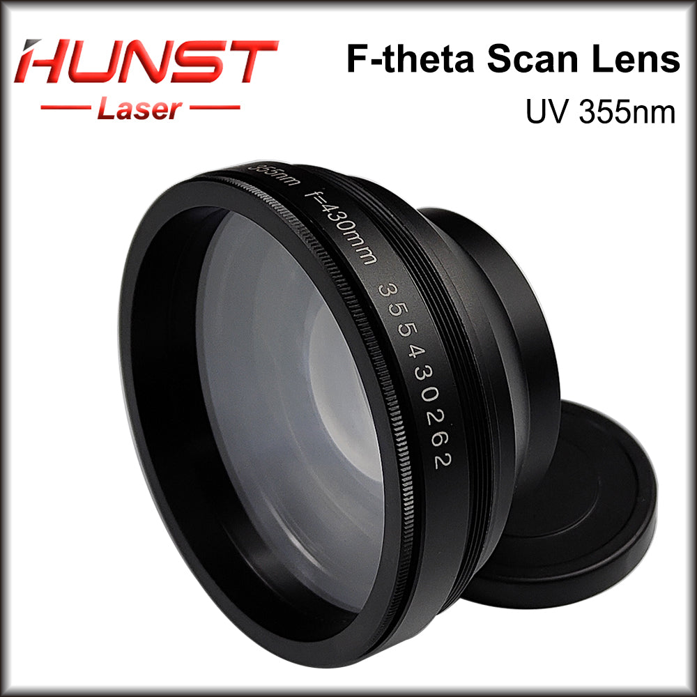 Hunst F-Theta 355nm UV Laser Scan Lente 70*70mm 110*110mm 175*175mm 200x200 300*300mm Espelho de campo para máquina de gravação a laser UV