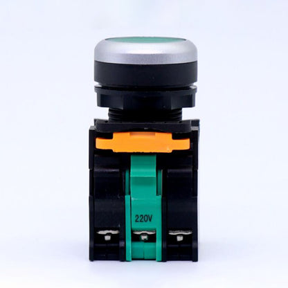 Hunst 22mm Interruptor de botão de pressão de contato de prata de qualidade, para máquina de marcação a laser e máquina de corte e gravação a laser de CO2