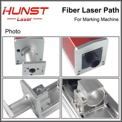 Caminho do laser de fibra HUNST vermelho padrão invólucro de caminho do laser de fibra Rayucs MAX JPT interface para máquina de marcação a laser 