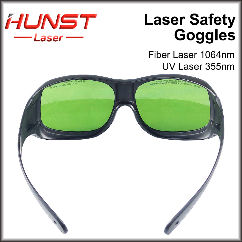Hunst 1064nm UV355 Laser Óculos de Segurança Escudo Proteção Óculos 180-420nm 750nm-1100nm Para YAG Fibra Lase