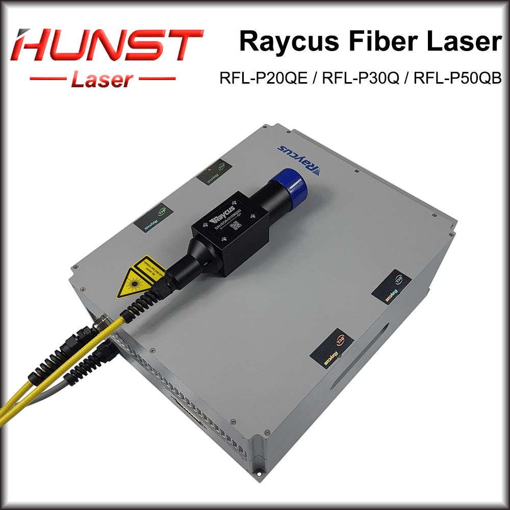 Hunst Raycus 20W 30W 50W Q-switched Pulse Fiber Laser Source Saída Conector de proteção para máquina de laser YAG RFL20QE/30Q/50QB 