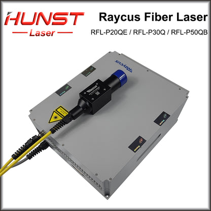 Hunst Raycus 20W 30W 50W Q-switched Pulse Fiber Laser Source Saída Conector de proteção para máquina de laser YAG RFL20QE/30Q/50QB 