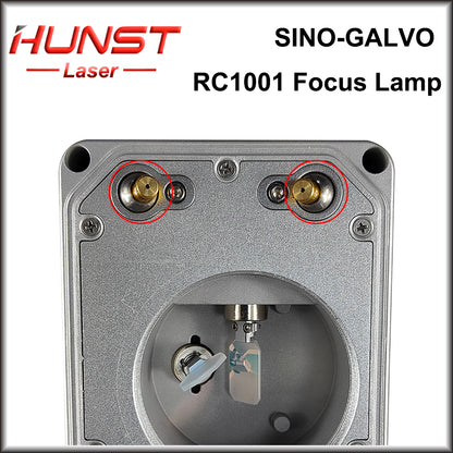 Lâmpada de foco HUNST SINO-GALVO para RC1001 SG7110 1064nm/10600nm/355nm 10mm Laser 