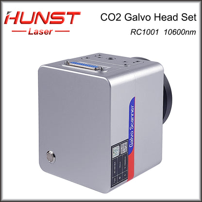Hunst SINO-GALVO RC1001 CO2 Laser Scan Galvo Head Set 10600nm Abertura 10mm Galvanômetro Scanner com Fonte de Alimentação