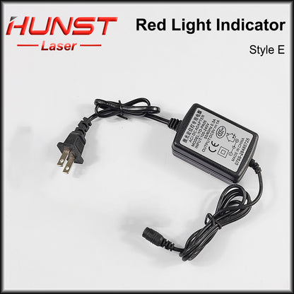 HUNST Red Dotted Beam Light 650nm 5V Infravermelho Módulo Laser Ajustável Localizador + Adaptador para Máquina de Marcação ou Corte de Fibra 
