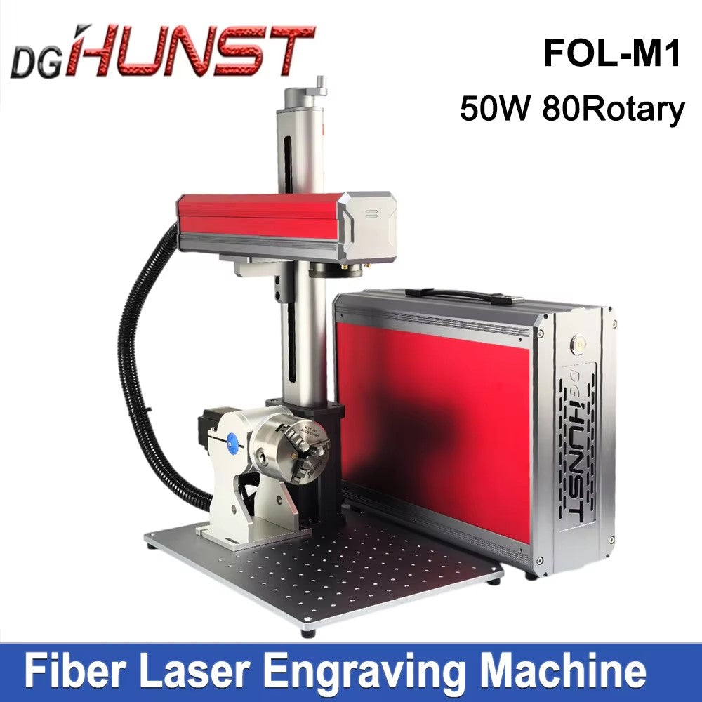 HUNST 30W 50W 60W M1 Fiber Laser Marking Machine MAX JPT For Cutting Jewelry Gold Silver Stainless Steel Copper Aluminum