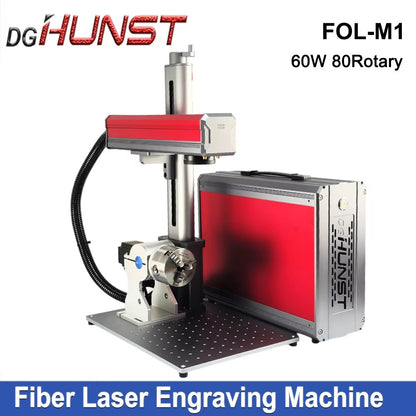 HUNST 30W 50W 60W M1 Fiber Laser Marking Machine MAX JPT For Cutting Jewelry Gold Silver Stainless Steel Copper Aluminum