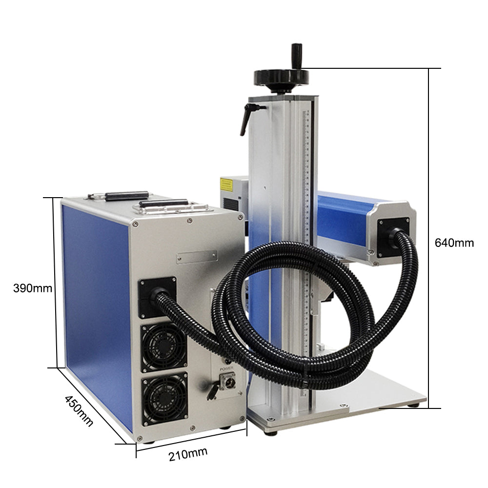 Máquina de marcação a laser de fibra Raycus Hunst 20W 30W 50W 100W