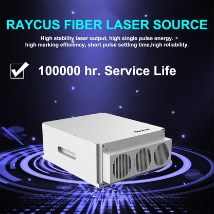 Máquina de marcação a laser de fibra Raycus Hunst 20W 30W 50W 100W