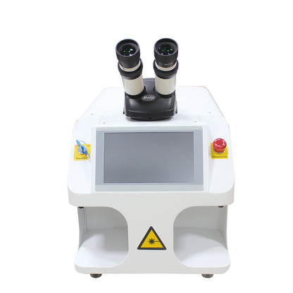 Hunst Jewelry Máquina de solda a laser 80W Mini soldador portátil de fibra a laser Ouro Prata Titânio Metal Anéis Colar