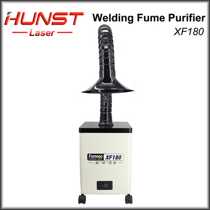 Hunst Laser Fume Extractor XF180 Solda Fumaça Fumaça Absorvente Purificador HEPA Coletor de Pó para Salão de Beleza, Beleza Absorvente de Pó
