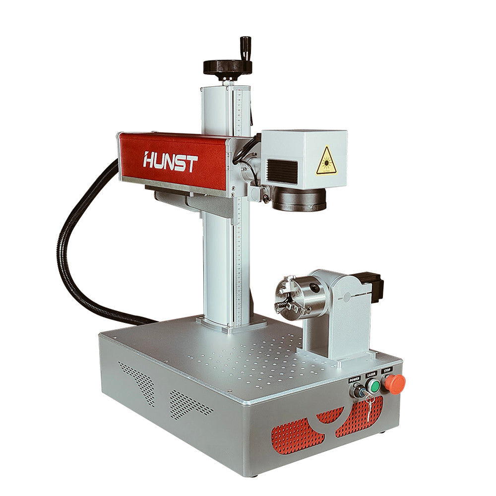 Máquina de marcação a laser de fibra Hunst 20W/30W/60W JPT MOPA M7