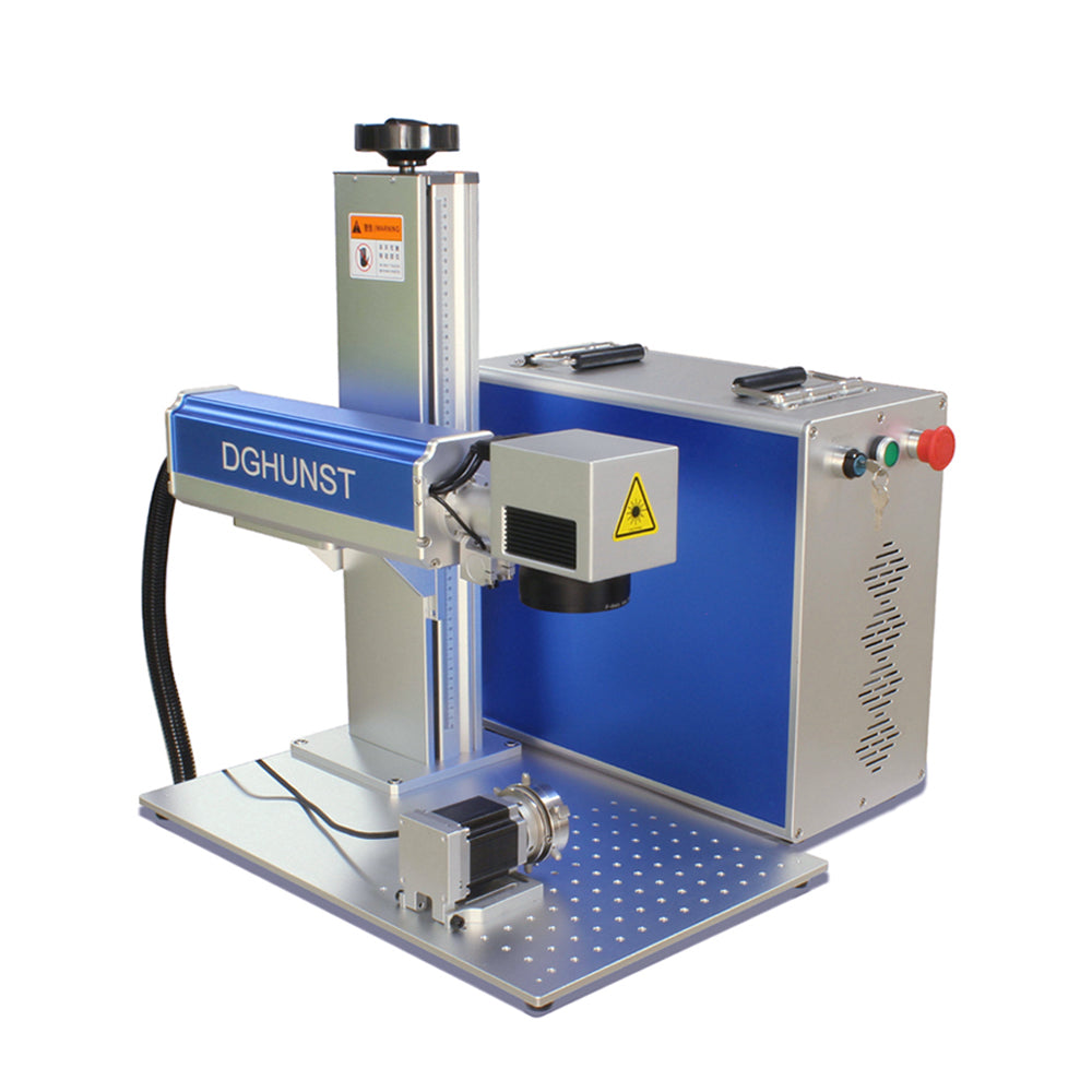 Hunst Tax free 50W 30W Fiber Laser Marking Machine Raycus para DIY Jewelry Engraving Gold, Silver, Metal, Frete grátis no Brasil, UE, México