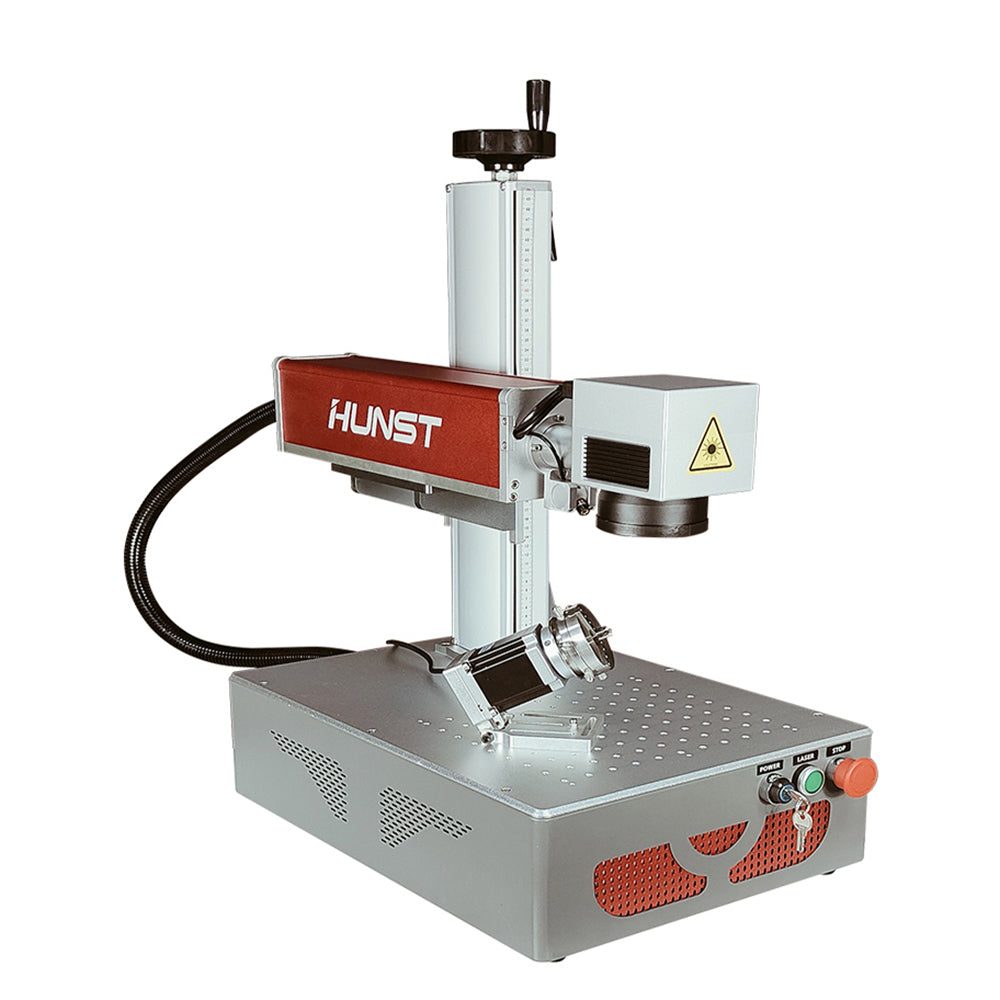 Máquina de marcação a laser de fibra Hunst 20W/30W/60W JPT MOPA M7